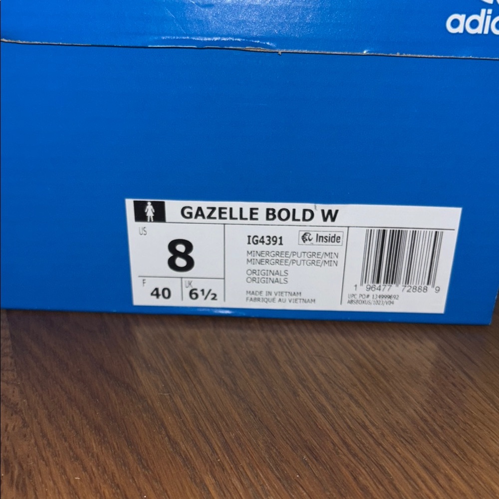 Adidas Gazelle Green Sneakers - Picture 2 of 5